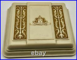 VINTAGE HAMILTON 917 Cal 3 ADJ 14k Gold F. Case Mint In Original Case Running