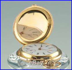 Vacheron & Constantin 18k gold hunter case Pocket Watch ¼ Repeater Geneva 1900
