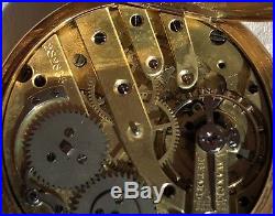 Vacheron Constantin Pocket Watch open face 18K solid gold case enamel dial