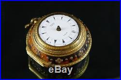 Verge Fusee Triple Cases Pocket Watch Edward Prior For Ottoman Market
