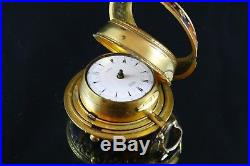 Verge Fusee Triple Cases Pocket Watch Edward Prior For Ottoman Market