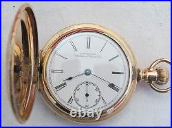 Very Fine Antique 1893 Waltham Model 1888 Hunter Case Pocket Watch