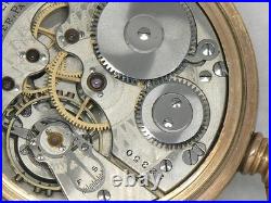 Very Rare 16s Hamilton 976 First Run Pocketwatch, 16 Jewel, 14k Gf Case, Running