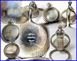 Very Rare E. A. Muckle Reversible Coin Silver Pocket Watch Case