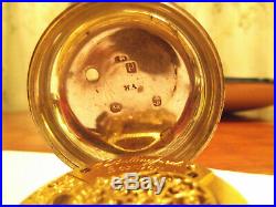 Victorian pair case verge fusee Silver pocket watch. London maker