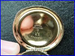 Vintage 0 Size Scalloped Pocket Watch J Boss Case