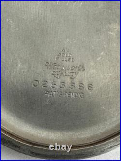 Vintage 16 Size Hamilton Pocket Watch B. O. C. 14kw G. F. Wadsworth Case Back