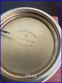 Vintage 16 Size Hamilton Pocket Watch Case For Grade 669 Swiss, Traffic Special