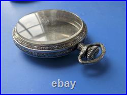 Vintage 16 Size Scepter Stem/lever Gold Filled Set Pocket Watch Case