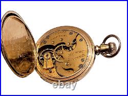 Vintage 1898 6 Size Ladies Hampden Hunting Pocket Watch