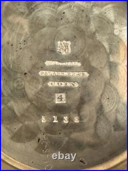 Vintage 18 Size 4oz Coin Waltham Pocket Watch Case Lever Set Only Swing Out