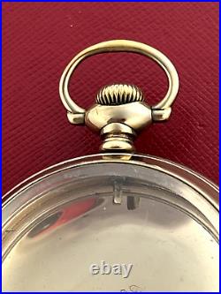 Vintage 18 Size Ball Model Yellow Gold Filled Pocket Watch Case