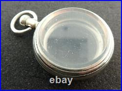 Vintage 18 Size Display Back Open Face Pocket Watch Case
