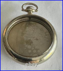 Vintage 18 Size Keystone Pocket Watch Case Pendant & Lever Set New Crystal