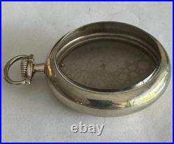 Vintage 18 Size Keystone Pocket Watch Case Pendant & Lever Set New Crystal