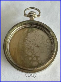 Vintage 18 Size Keystone Pocket Watch Case Pendant & Lever Set New Crystal