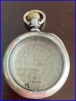Vintage 18s Fahys Pocket Watch Case Only, 4oz Coin Silver, Swing Out, Lever Set