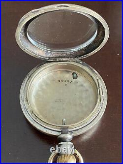 Vintage 18s Fahys Pocket Watch Case Only, 4oz Coin Silver, Swing Out, Lever Set