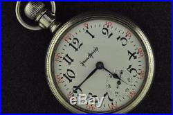 Vintage 18s Illinois 24j Swing Out Style Pocket Watch Display Back Case 1907