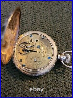 Vintage 18s New York StandardPocket Watch Full Hunter Case Gold Filled