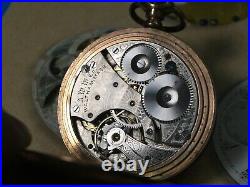 Vintage 1902 WALTHAM GF 16s 7J Full Hunter Case Pocket Watch -For Repair /Parts