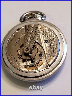 Vintage 1907 American Waltham Pocket Watch 18 Size 17 Jewels Train Case