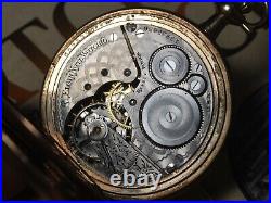 Vintage 1909 ELGIN GF 16s 7J Full Hunter Case Men's Pocket Watch -For Repair