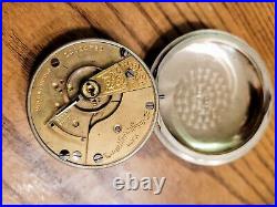 Vintage 1910 Elgin Pocket Watch Size 18 Swing out case