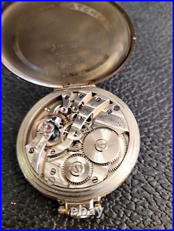 Vintage 1920 12 Size Howard 17 Jewels Open Face Pocket Watch 10k GF Case