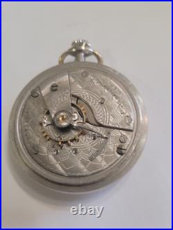 Vintage 1921 18 Size Elgin Pocket Watch Train Locomotive Case