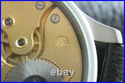 Vintage 1924`s IWC Pocket Swiss movement in New wrist Military Case PILOT A-DIAL