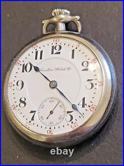 Vintage 1926 Hamilton 18S 21J 940 Railroad Pocket Watch Train/Locomotive Case