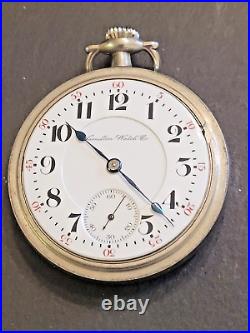 Vintage 1926 Hamilton 18S 21J 940 Railroad Pocket Watch Train/Locomotive Case