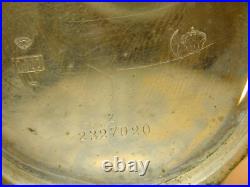 Vintage 1930s Eterna. 800 Silver Grand Prix Pocket Watch Case As Pictured