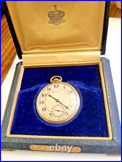 Vintage 1936 Hamilton 917 17 jewels Size 10s Gold Filled Pocket Watch withCase