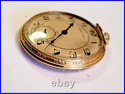 Vintage 1936 Hamilton 917 17 jewels Size 10s Gold Filled Pocket Watch withCase