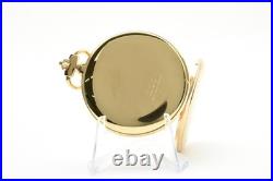 Vintage 1993 N MINT withBox Seiko Pocket Watch 7N21-0A00 Gold Full Hunter 44mm