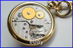 Vintage 1999 N MINT with Case FREDERIQUE CONSTANT 17J Hand Winding Pocket Watch
