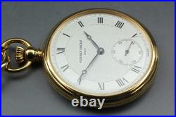 Vintage 1999 N MINT with Case FREDERIQUE CONSTANT 17J Hand Winding Pocket Watch