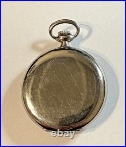 Vintage 44mm 1937 Longines 15j Cal. 37.93 Of Pocket Watch Case Keeps Time