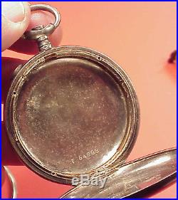Vintage 50MM SILVER HUNTING REPEATER CASE High Grade 45MM MVT Pocket Watch