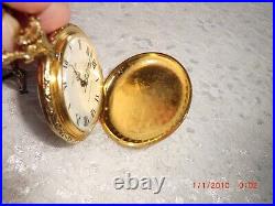 Vintage Andre Rivalle 17 Jewel Pocket Watch, Runs Very Good! Hunter Case