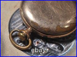 Vintage CELTIC Gold Filled 16s 15J Full Hunter Case Pocket Watch -For Repair