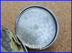 Vintage Casa Escassany Cyma Sabonete small pocket watch decorated case rare