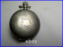 Vintage Coin Silver Pocket Watch Case Fahys No 1 Hunter Watchmaker