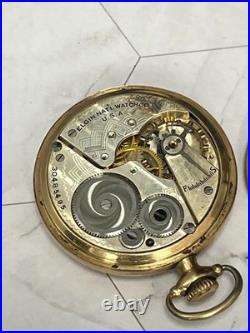 Vintage Elgin Jewels Pocket Watch 10k Watch Case Co
