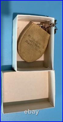 Vintage Elgin pocket watch with ornate case & bow fob early 1900s collectible