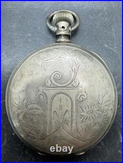 Vintage FAHYS Coin Silver 16S Pocket Watch Case 2.1 Ounces 53mm