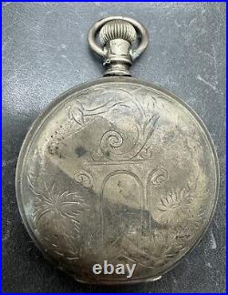 Vintage FAHYS Coin Silver 16S Pocket Watch Case 2.1 Ounces 53mm
