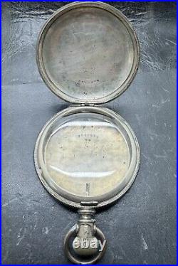 Vintage FAHYS Coin Silver 16S Pocket Watch Case 2.1 Ounces 53mm